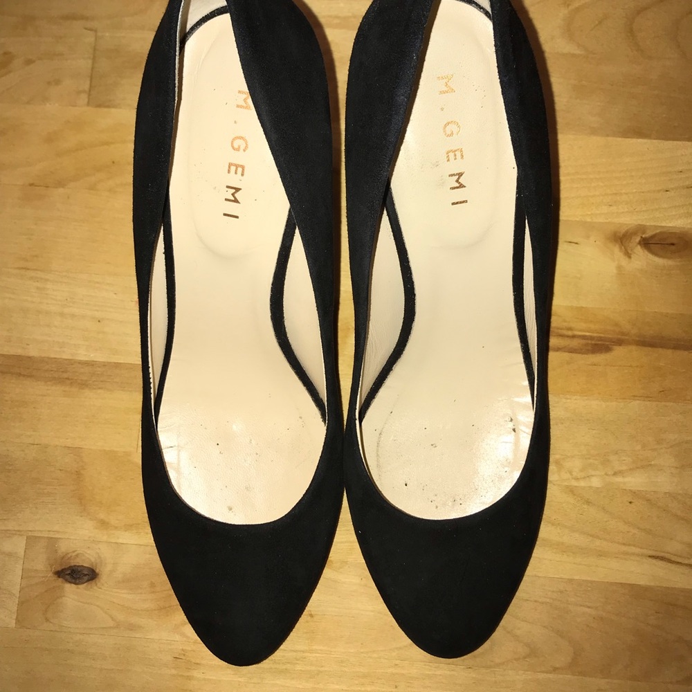 M. Gemi Mela Black Heels (Sz 40, Fits like US9)
